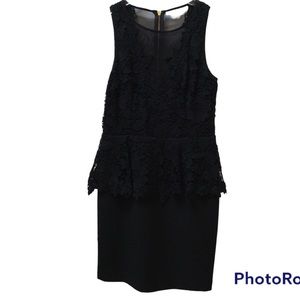 Peplum - Betsy and Adam - LITTLE BLACK DRESS - LBD